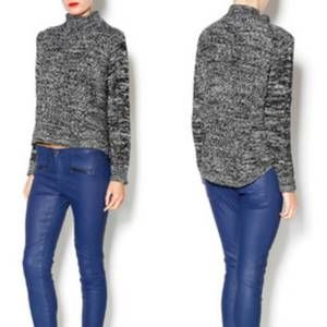 NEW 525 AMERICA stacey sweater in black/white